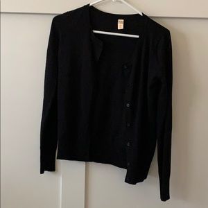 Black cardigan